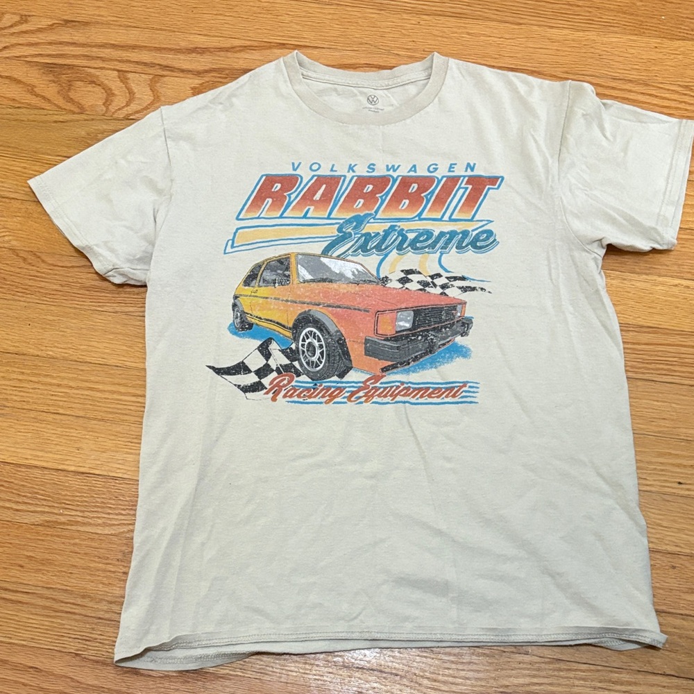 Volkswagen Rabbit Extreme Racing Tee - Cream